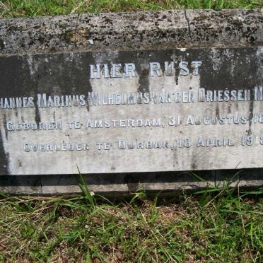 MAREEUW Johannes Marinus Wilhelmus, van den Driessen 1896-1918