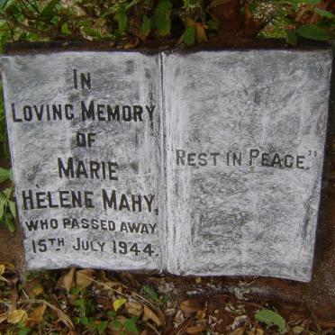 MAHY Marie Helene -1944