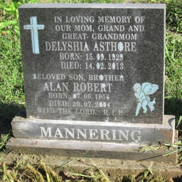MANNERING Delyshia Asthore 1929-2013 :: MANNERING Alan Robert 1956-2004