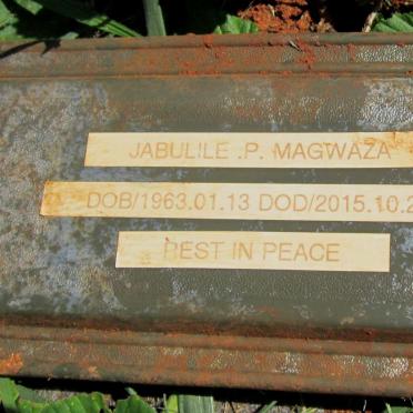 MAGWAZA Jabulile P. 1963-2015