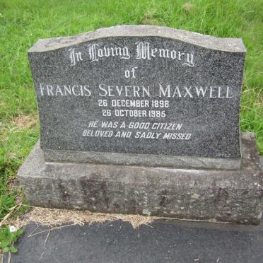 MAXWELL Francis Severn 1898-1985