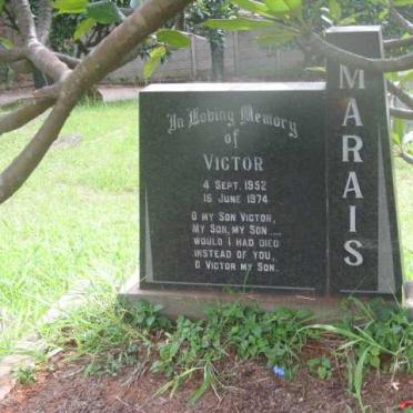 MARAIS Victor 1952-1974