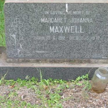 MAXWELL Margaret Johanna 1912-1972
