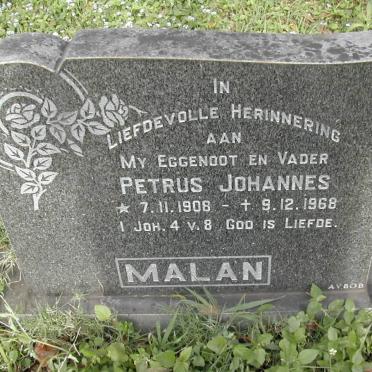 MALAN Petrus Johannes 1908-1968