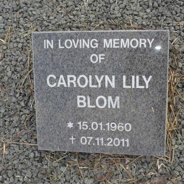 BLOM Carolyn Lily 1960-2011