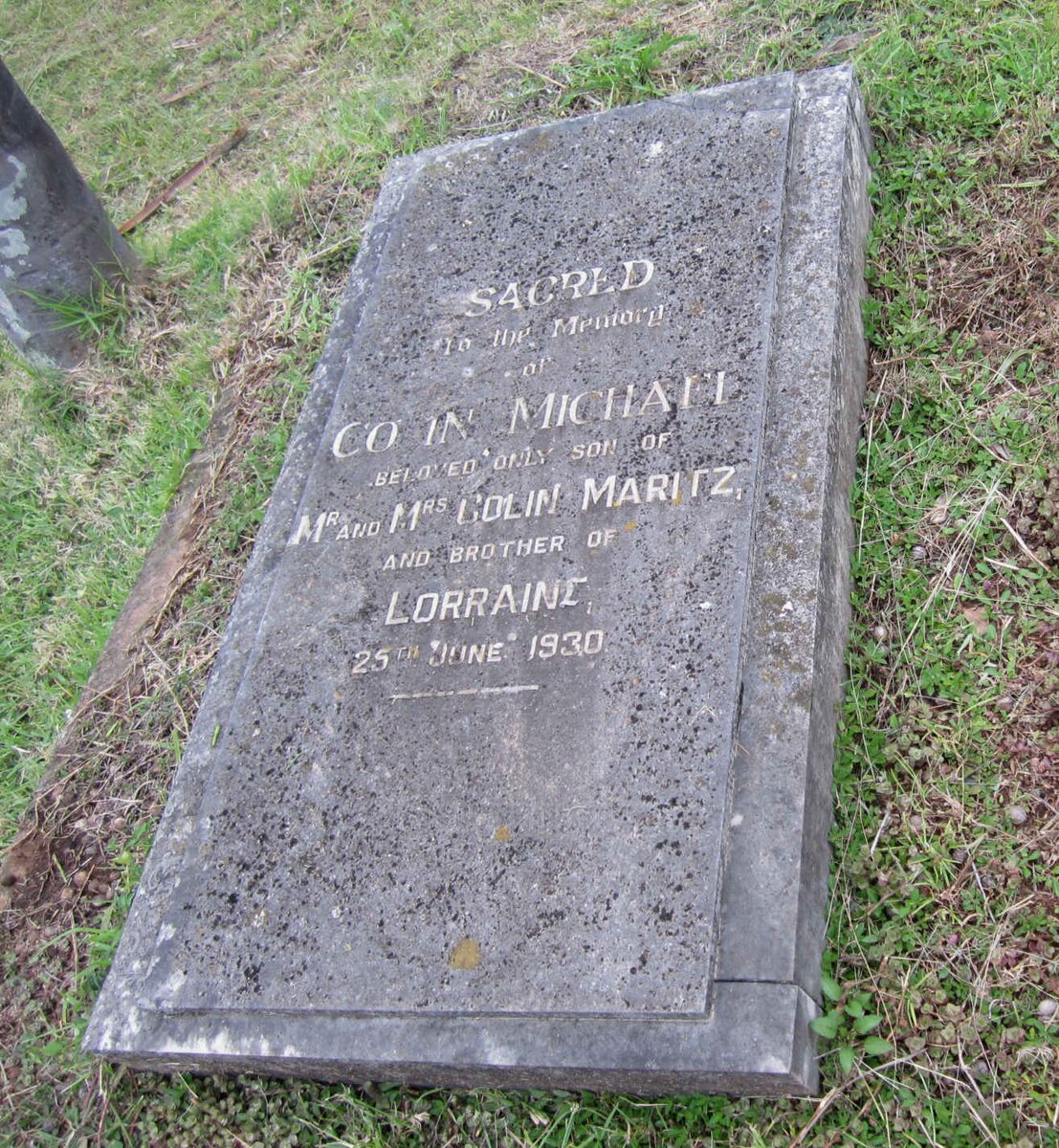 MARITZ Colin Michael -1930