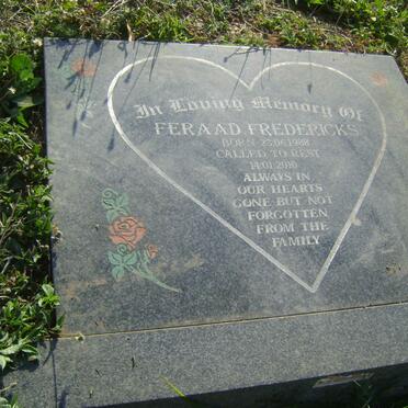 FREDERICKS Feraad 1988-2010