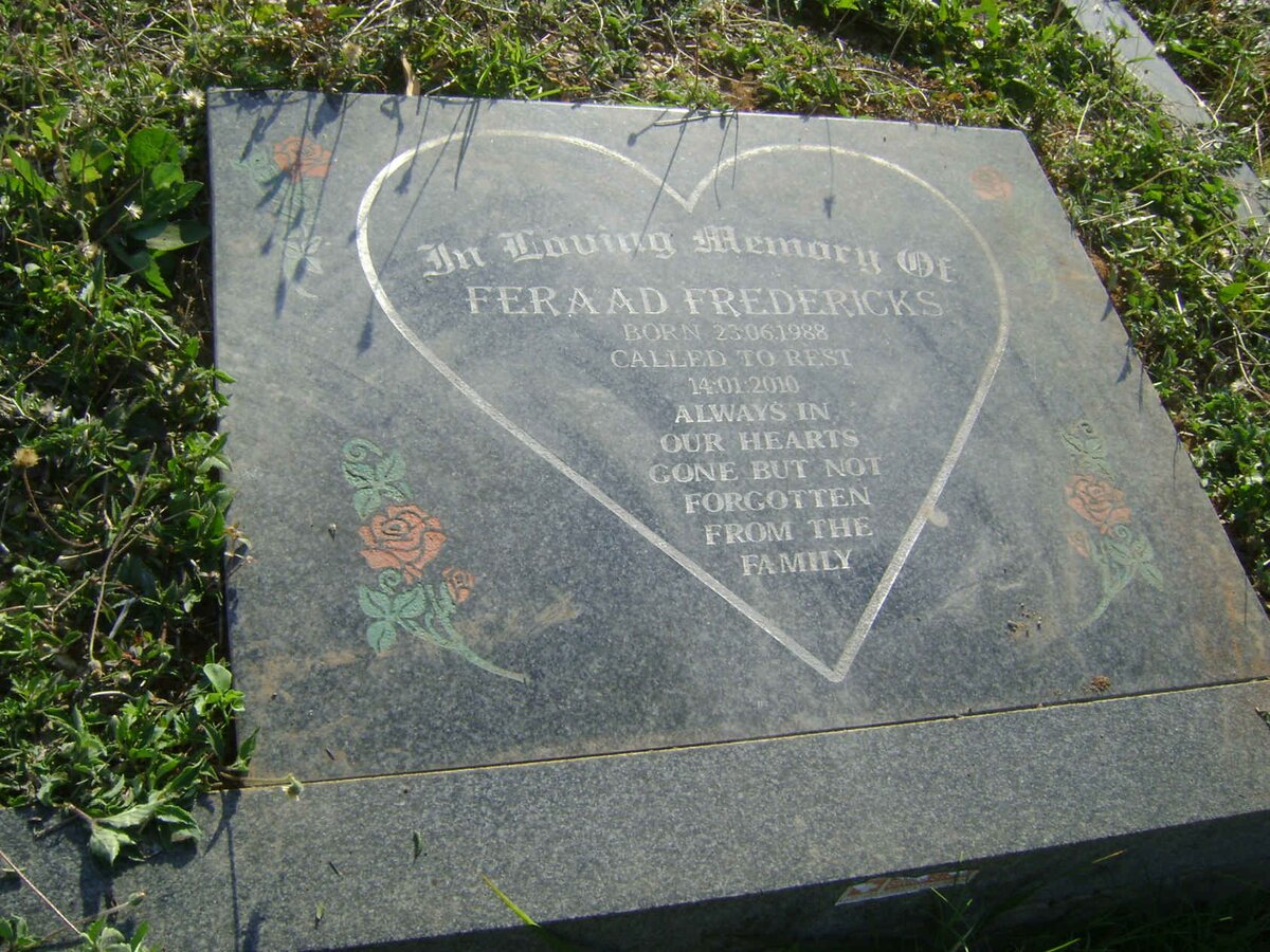 FREDERICKS Feraad 1988-2010