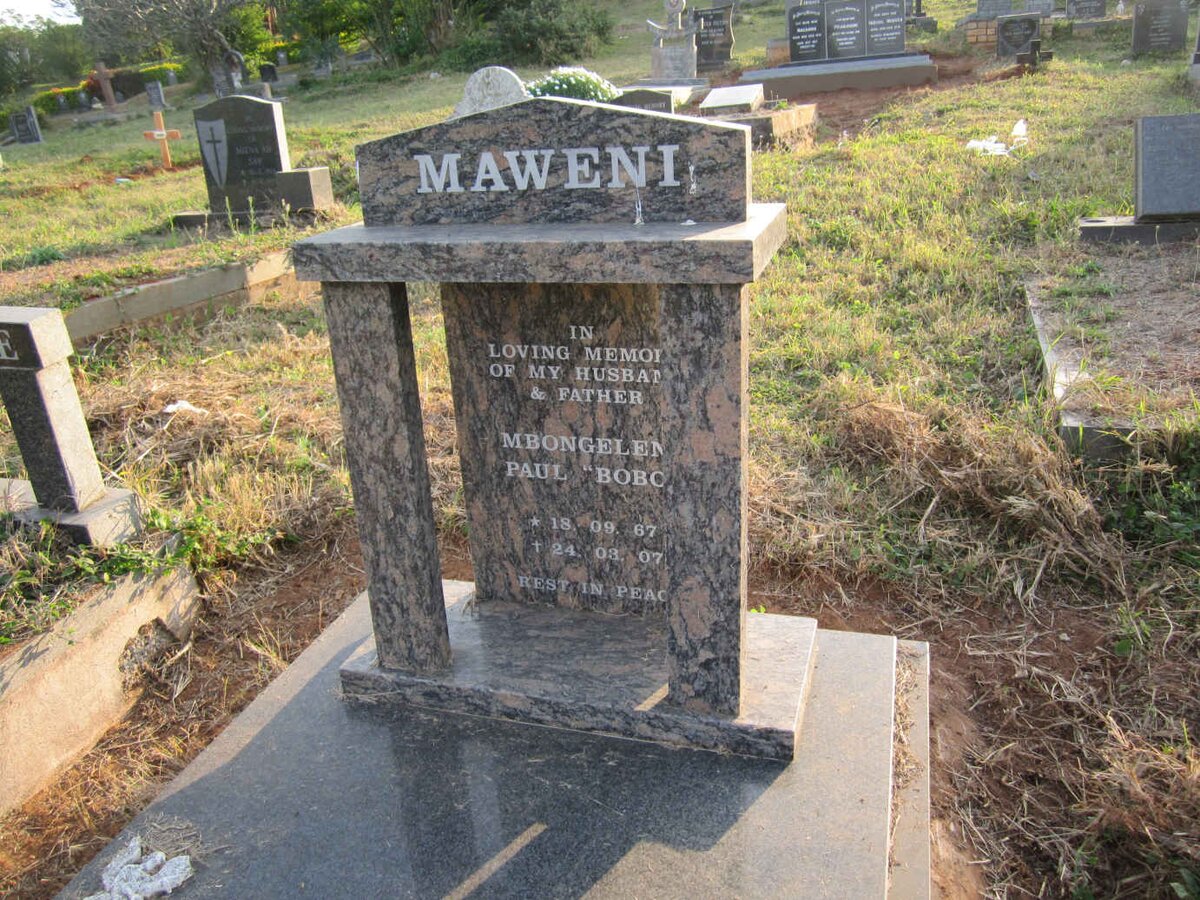 MAWENI Mbongeleni Paul 1967-2007