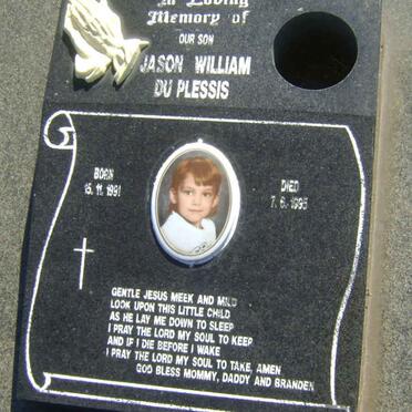 PLESSIS Jason William, du 1991-1995