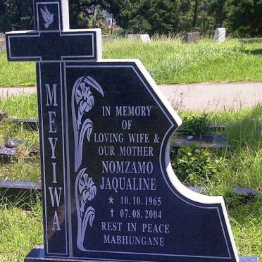 MEYIWA Nomzamo Jaqualine 1965-2004