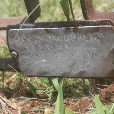 MEYIWA Zami Jacqualine -1963-2004