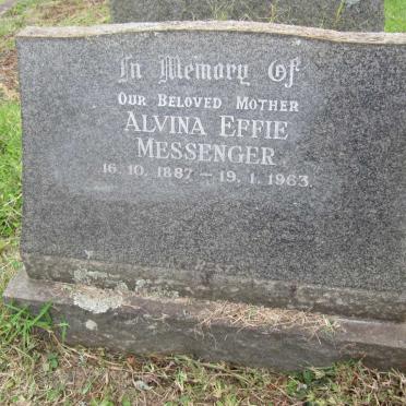 MESSENGER Alvina Effie 1887-1963