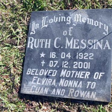 MESSINA Guiseppe Nazarino -1966 &amp; Ruth C. 1922-2001