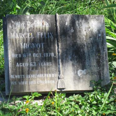 MIGNOT Marcel Felix -1970 &amp; Marie Odette -2001