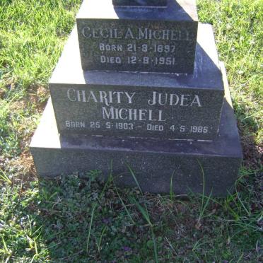 MICHELL Cecelia 1897-1951 :: MICHELL Charity Judea 1903-1986
