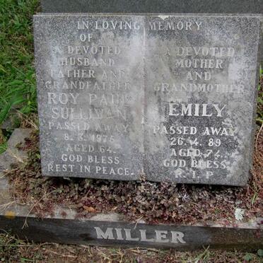 MILLER Roy Paul Sullivan -1975 &amp; Emily -1989