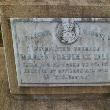 CALEY William Frederick -1952