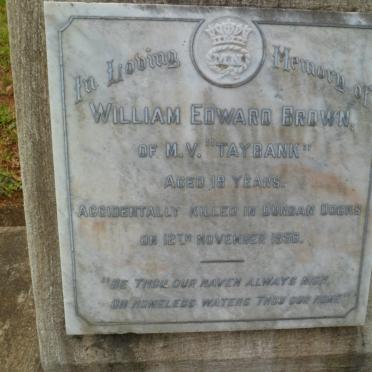 BROWN William Edward -1956