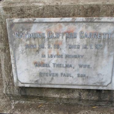 CARRETT Raymond Clifford 1928-1957