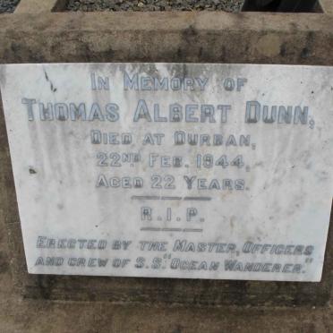 DUNN Thomas Albert -1944
