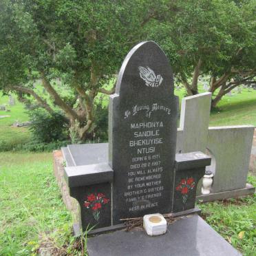 NTUSI Maphonya Sandile Bhekuyise 1971-1997