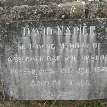 NAPIER David -1958
