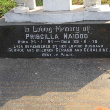 NAIDOO Priscilla 1954-1976