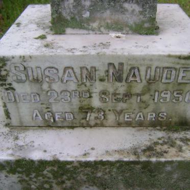 NAUDE Susan -1950