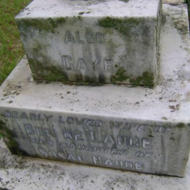 LANGE Gaye, de -1958