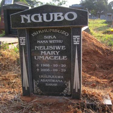 NGUBO Nelisiwe Mary Umacele 1968-2006