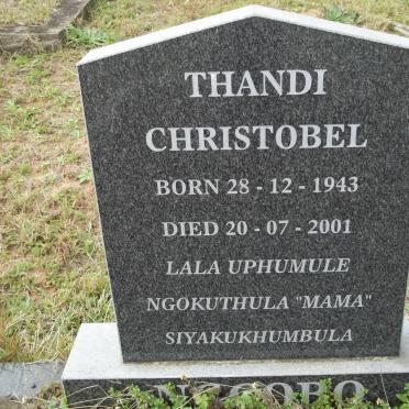 NGCOBO Thandi Christobel 1943-2001