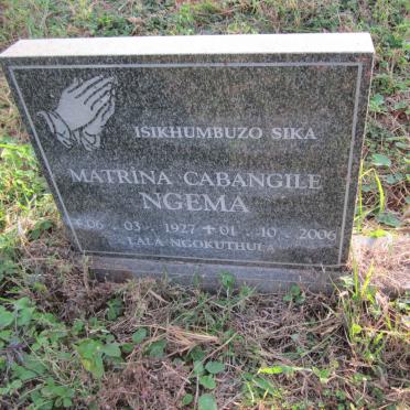 NGEMA Matrina Cabangile 1927-2006