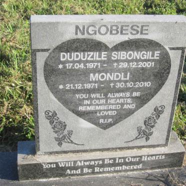 NGOBESE Duduzile Sibongile 1971-2001 &amp; Mondli 1971-2010