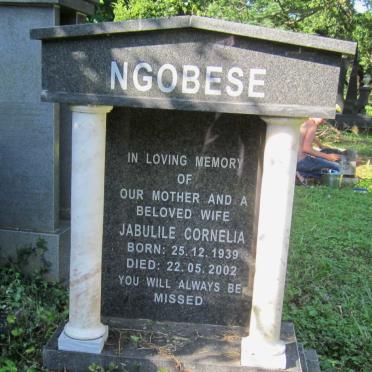 NGOBESE Jabulile Cornelia 1939-2002