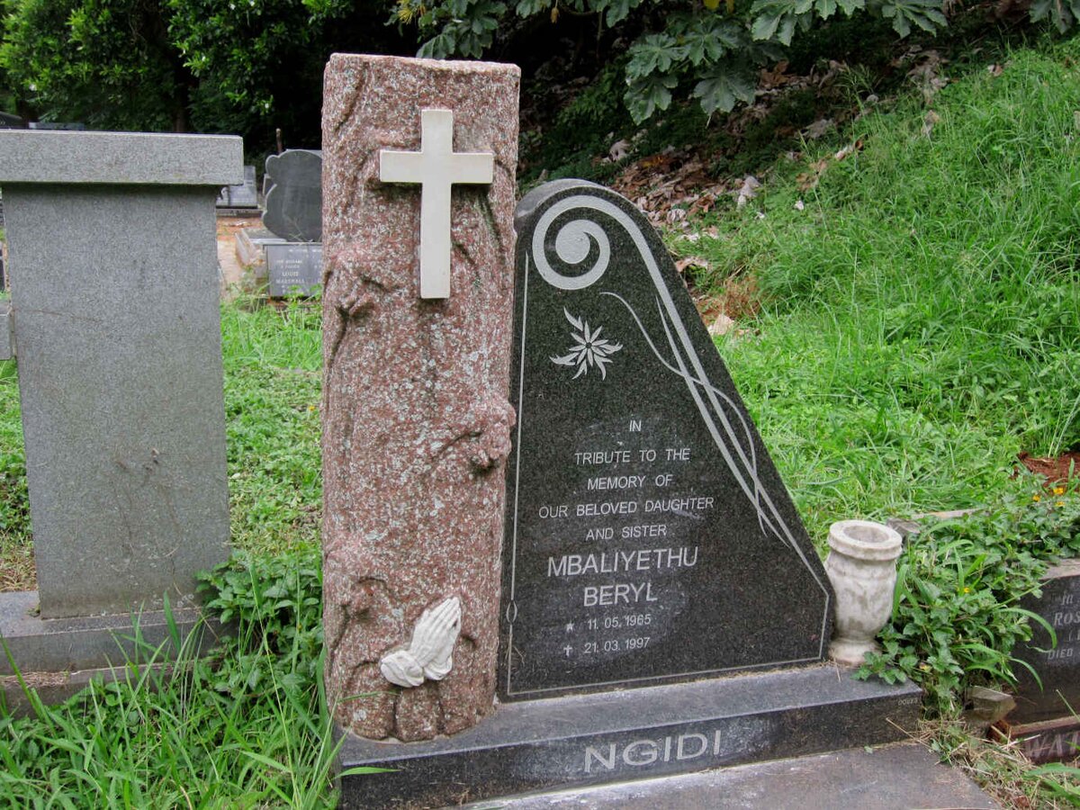 NGIDI Mbaliyethu Beryl 1965-1997