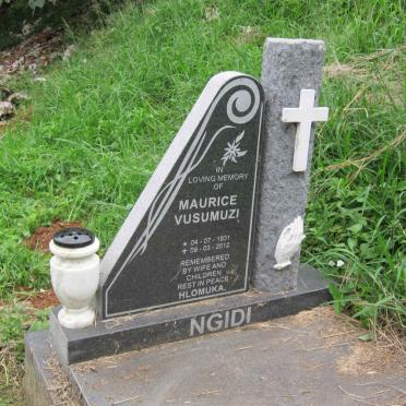 NGIDI Maurice Vusumuzi 1931-2012