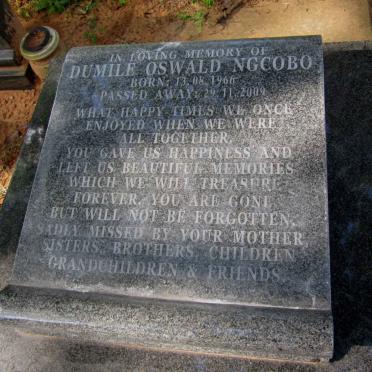 NGCOBO Dumile Oswald 1966-2009