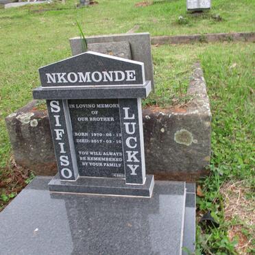 NKOMONDE Sifiso Lucky 1970-2017