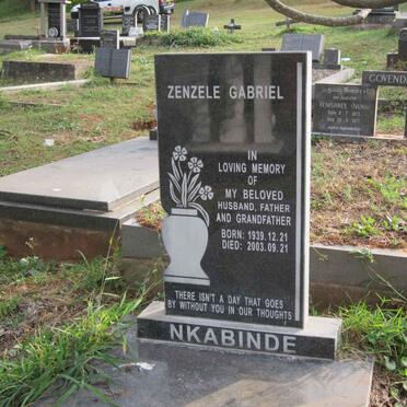 NKABINDE Zenzele Gabriel 1939-2003