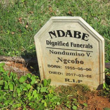 NGCOBO Nondumiso V. 1955-2017