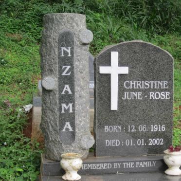 NZAMA Christine June-Rose 1916-2002