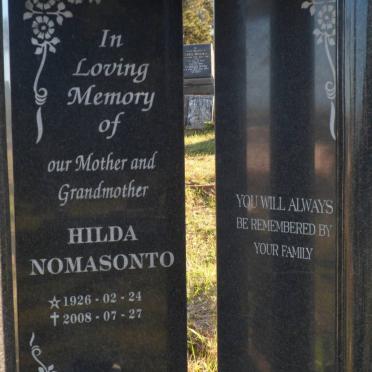 NOMASONTO Hilda 1926-2008