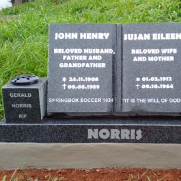 NORRIS John Henry 1908-1989 &amp; Susan Eileen 1912-1964
