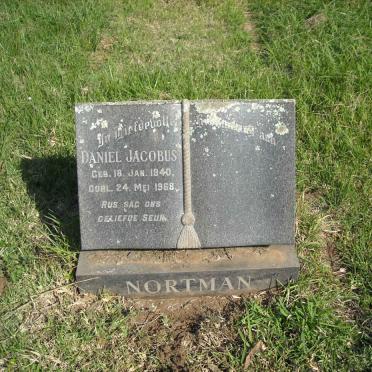 NORTMAN Daniel Jacobus 1940-1968