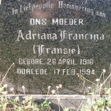 NORTJE Willem Schalk 1913-1964 &amp; Adriana Francina 1916-1994 