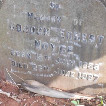 NOYCE Gordon Ernest 1899-1967