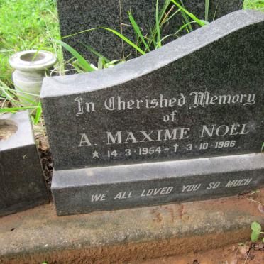NOËL A. Maxime 1954-1986