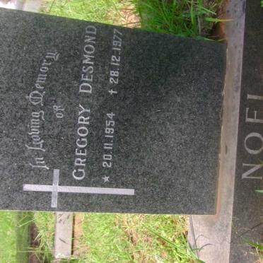 NOEL Gregory Desmond 1954-1977