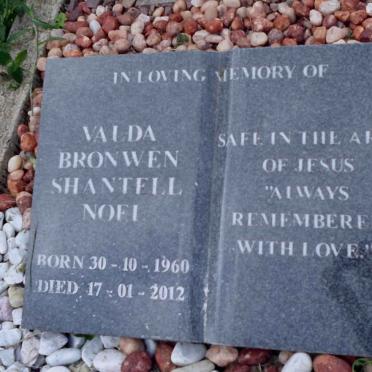 NOEL Valda Bronwen Shantell 1960-2012